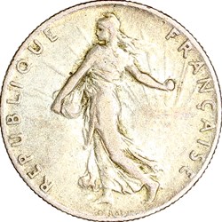 50 centimes Semeuse, IIIe République, 1910