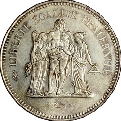 50 francs Hercule, 1978