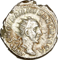 Antoninien de Trajan Dèce, Genius, 249-251, Rome
