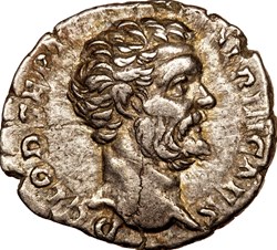 Denier de Clodius Albinus césar, Felicitas, 194, Rome