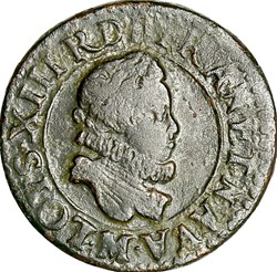 Double tournois, Louis XIII, 1612, Toulouse