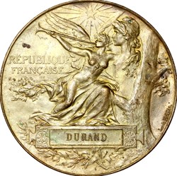 Médaille de l'Exposition Universelle de 1889, 1889
