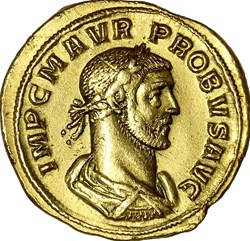 Aureus of Probus, Sol, 276-282, Siscia