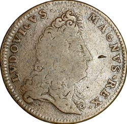 Jeton Louis XIV - Prise de Condé-sur-l'Escaut, après 1676