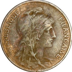 10 centimes Daniel-Dupuis, IIIe République, 1912