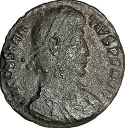 Maiorina réduite de Constance II, Fel Temp Reparatio, 351-355, Sirmium