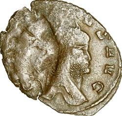 Antoninien de Gallien, Cerf, 267-268, Rome