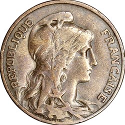 10 centimes Daniel-Dupuis, IIIe République, 1909
