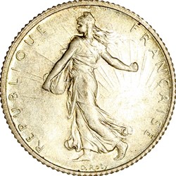 1 franc Semeuse, IIIe République, 1920