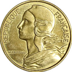 5 centimes Marianne, BU, 1999