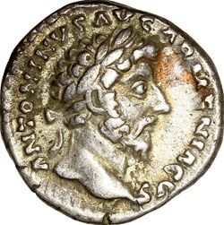 Denier de Marc Aurèle, Armenia, 163-164, Rome