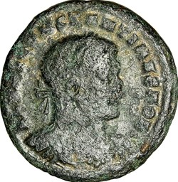Follis de Constantin Ier césar, Genius, été 307, Trèves