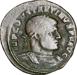 Follis de Constantin Ier, Sol, 315-316, Arles