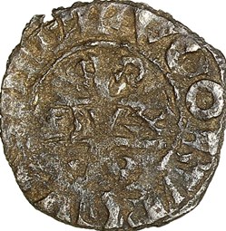 Denier d'Hugues IV de Bourgogne, 1218-1278, Dijon