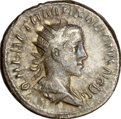 Antoninien d'Herennius Etruscus césar, Instruments, 250-251, Rome
