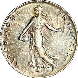 50 centimes Semeuse, IIIe République, 1914