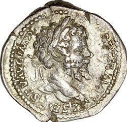 Denier de Septime Sévère, Fortuna, 198, Rome