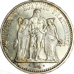10 francs Hercule, 1968
