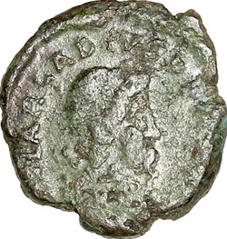 Nummus d'Arcadius, Victoria, 388-392, Constantinople