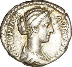 Denier de Crispine, Vénus, 180-182, Rome