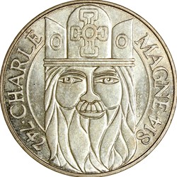 100 francs Charlemagne, 1990