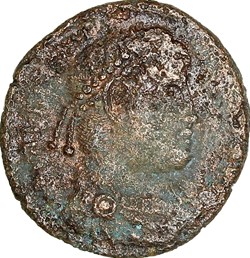 Nummus de Valentinien Ier, Victoria, 364-367, Siscia