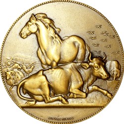 Médaille de récompense agricole, date indéterminée