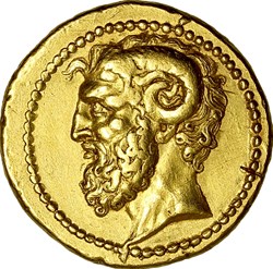 Aureus of Quintus Cornuficius, 42 AC., African mint