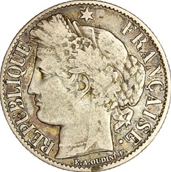 1 franc Cérès, IIIe République, 1895, Paris