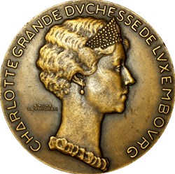 Médaille de Charlotte, Grande Duchesse de Luxembourg, 1935
