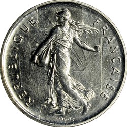 5 francs Semeuse, nickel, BU, abeille, 1994