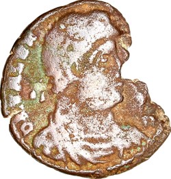 Nummus de Valens, Gloria Romanorum, 364-367, Arles