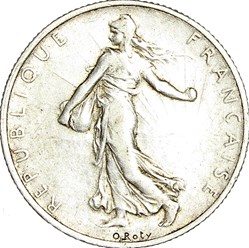 2 francs Semeuse, IIIe République, 1910