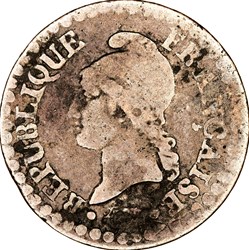 Un centime Dupré, le Directoire, an 7, 7 normal, 53 / 50 perles, Paris
