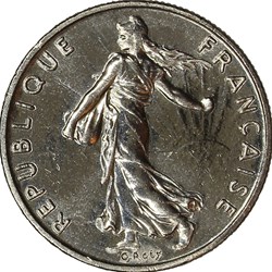 1/2 franc Semeuse, 1990