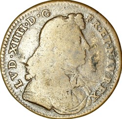 Jeton Louis XIV - Bâtiments du Roi, 1673