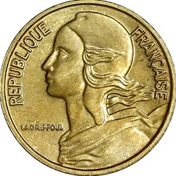 5 centimes Marianne, BU, 2001