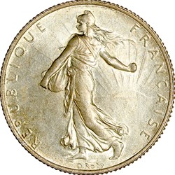 2 francs Semeuse, IIIe République, 1919