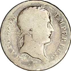 1 franc, tête laurée, Empire, Napoléon Ier, 1813, Paris