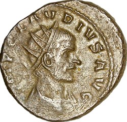 Antoninien de Claude II le Gothique, Providentia, 269, Siscia