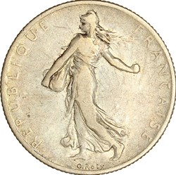 2 francs Semeuse, IIIe République, 1904