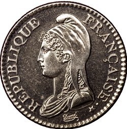 5 francs La Liberté de Dupré, BU, 2000