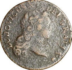 Demi-sol au buste enfantin, Louis XV, 1720, Strasbourg