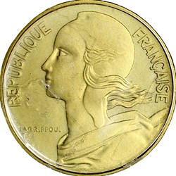 10 centimes Marianne, FDC, 1975