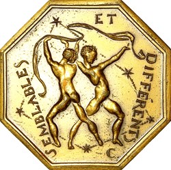 Jeton de voeux, n. d., Monnaie de Paris