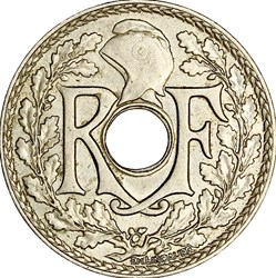 25 centimes Lindauer, IIIe République, 1924