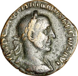 Sesterce de Trajan Dèce, Pannoniae, 249-251, Rome