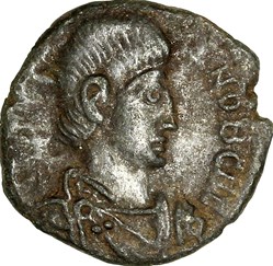 Maiorina réduite de Julien II césar, Spes Reipublice, 355-360, Arles