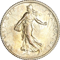 1 franc Semeuse, IIIe République, 1918