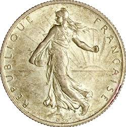 2 francs Semeuse, IIIe République, 1914